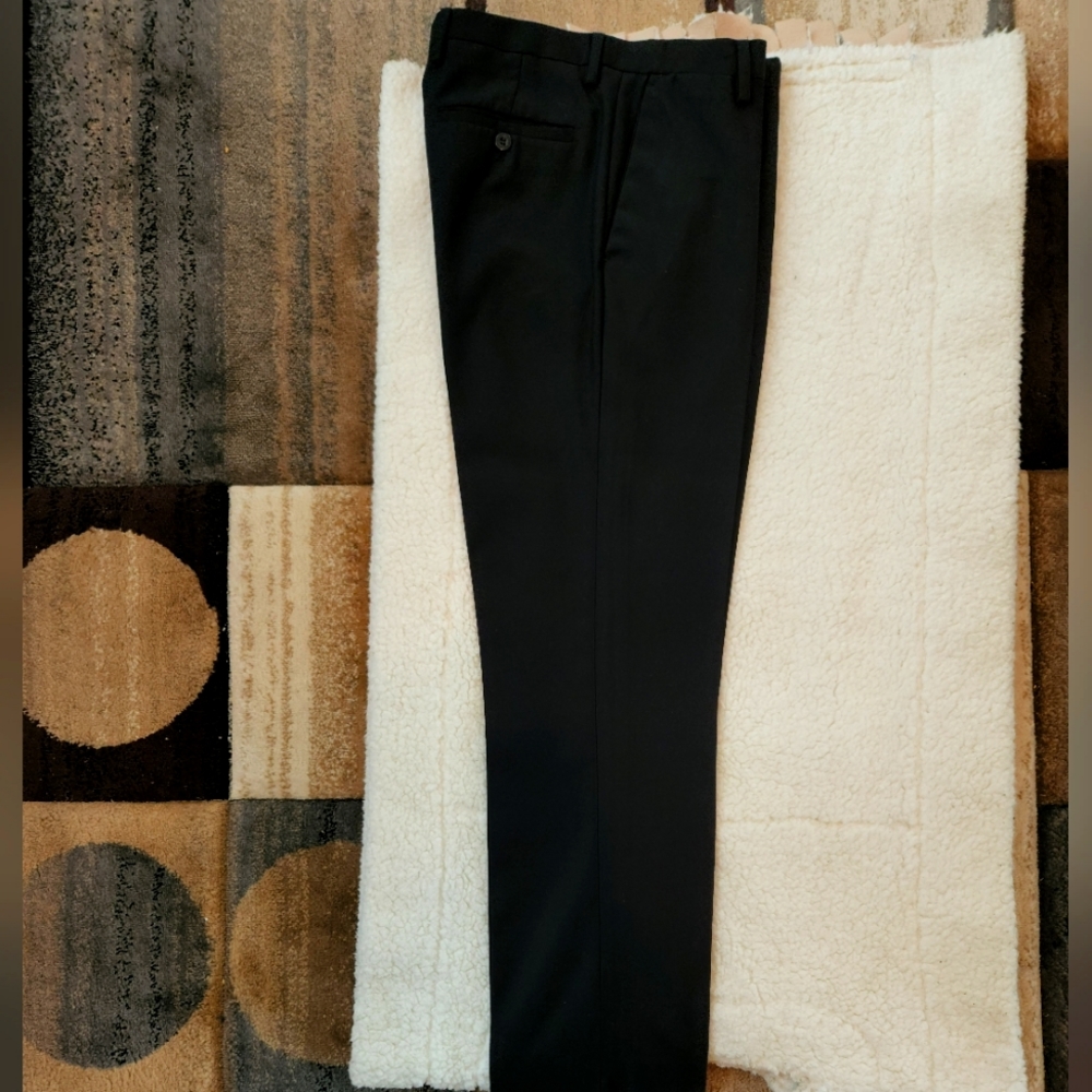 Alberto Cardinali black dress pants slim fit